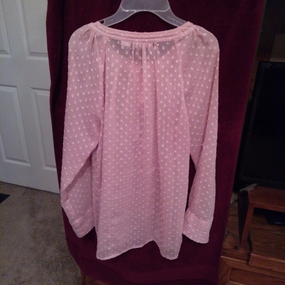 Pink Sheer Top - Picture 2 of 4